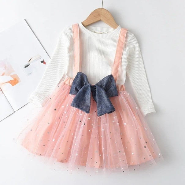 Rochie de fată N156 roz 5