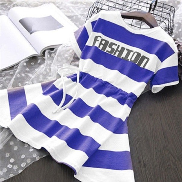 Rochie de fată N194 albastru 5