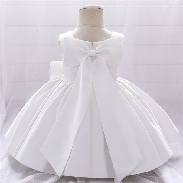 Rochie de fată N226 alb 2