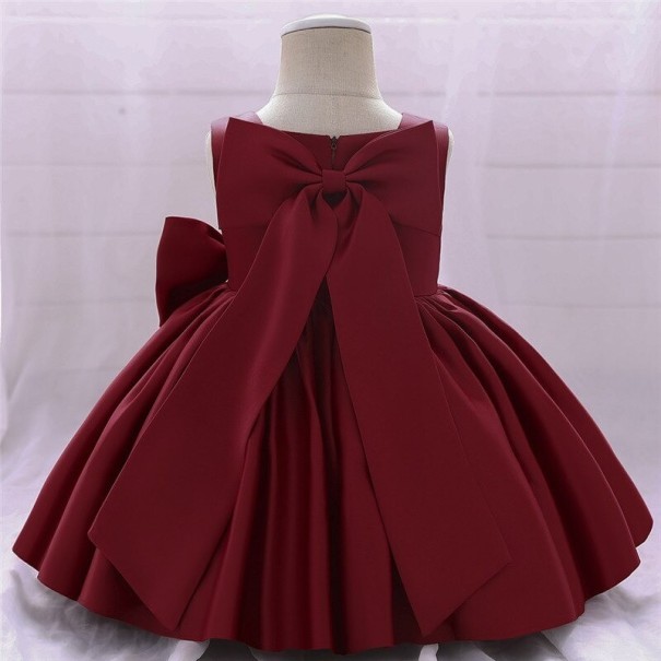 Rochie de fată N226 burgundy 6