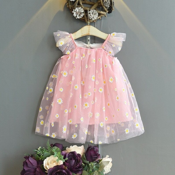 Rochie de fată N312 roz 5