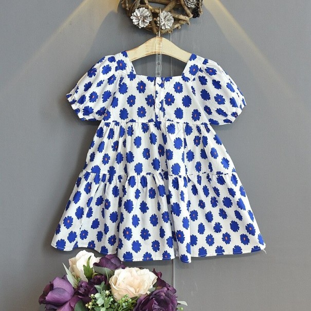 Rochie de fată N332 albastru 3