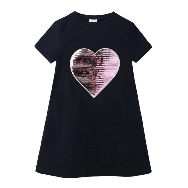 Rochie de fată N95 negru 2