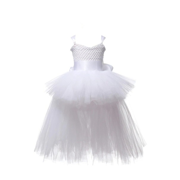 Rochie de fată N96 alb 2