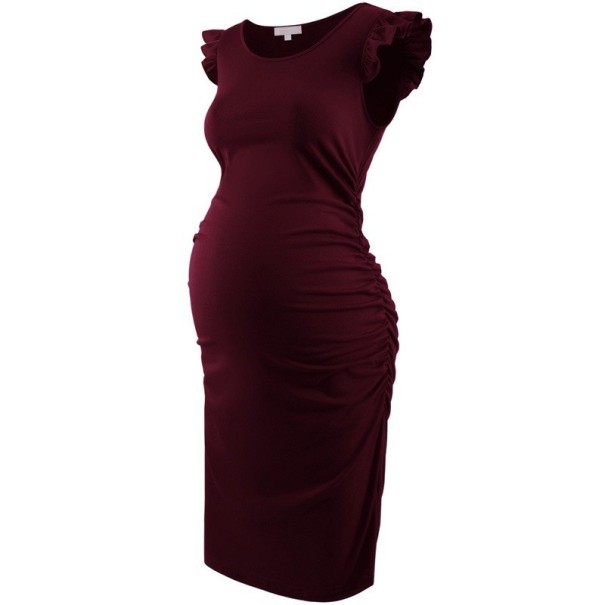 Rochie de maternitate burgundy XS