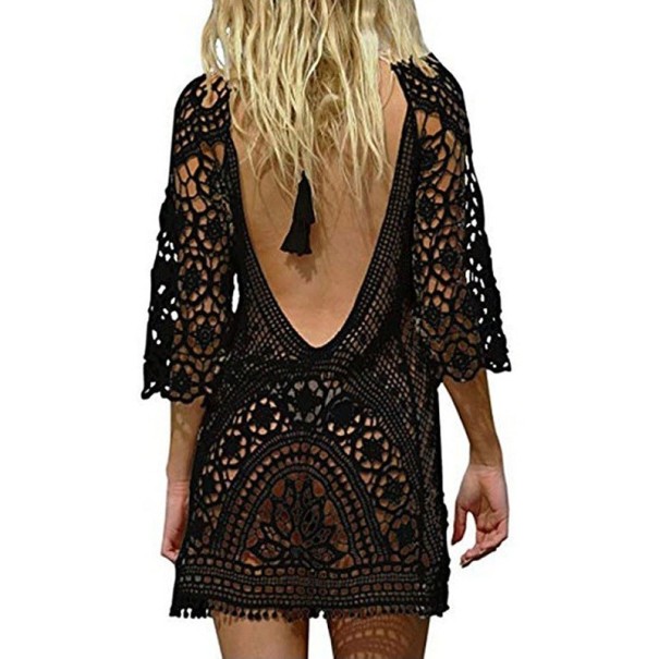 Rochie de plajă pentru femei P278 negru