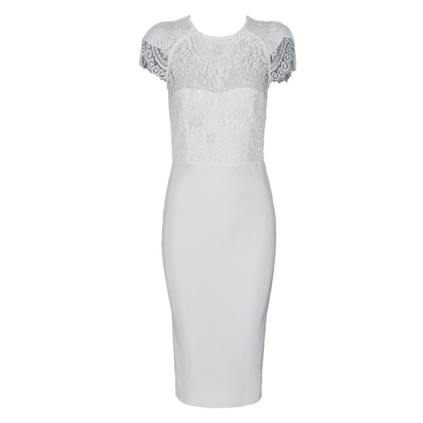 Rochie de seară pentru femei Angela alb M