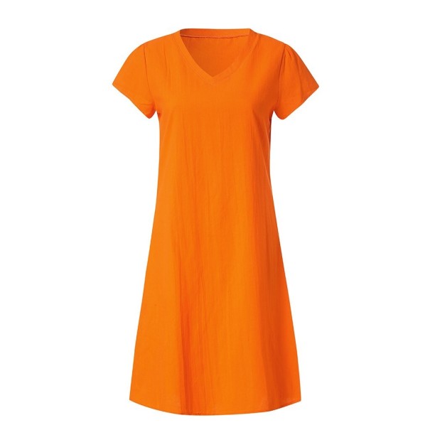 Rochie de vară pentru femei Stefania portocale XS