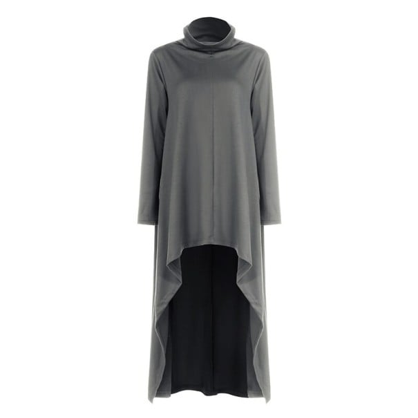 Rochie din fleece pentru femei B40 gri S
