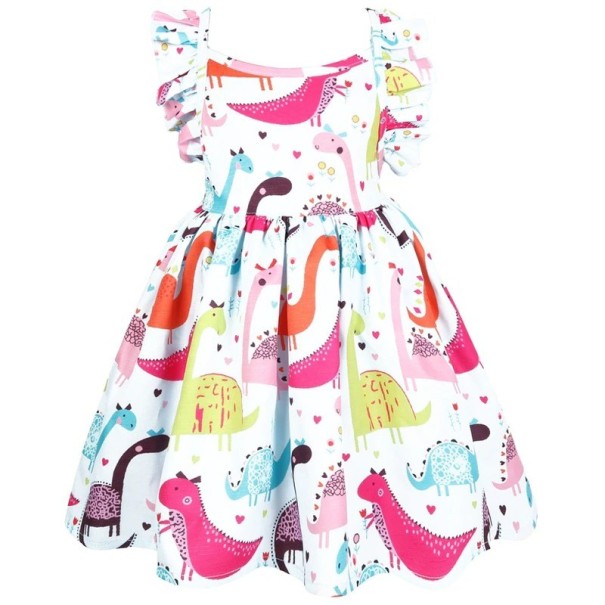 Rochie fetita N424 alb 4