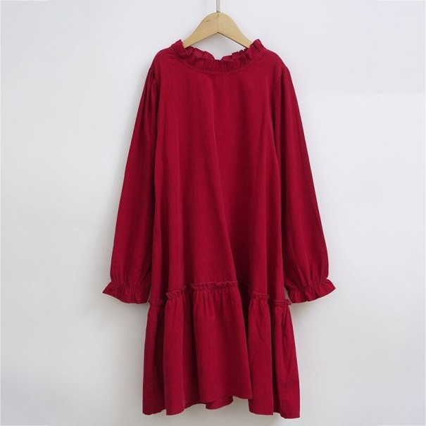 Rochie fetita N480 burgundy 16