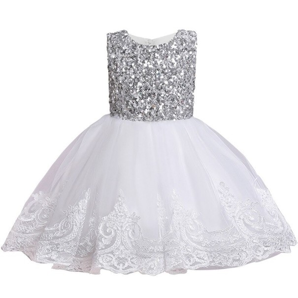 Rochie fetita N544 alb 5