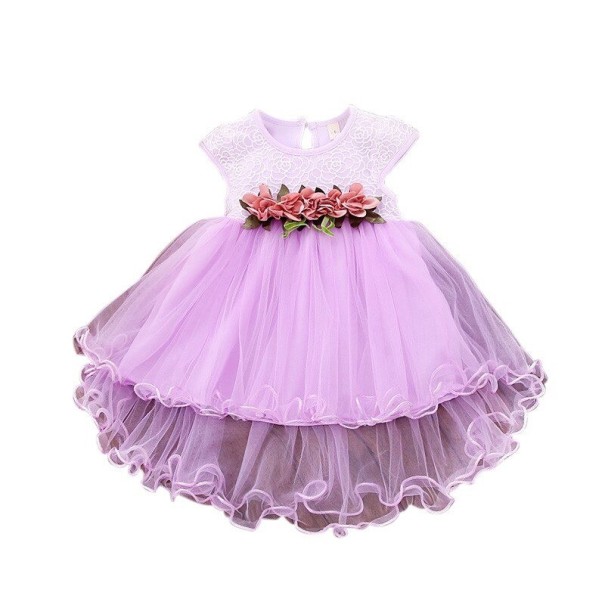 Rochie fetita N573 lavandă 2