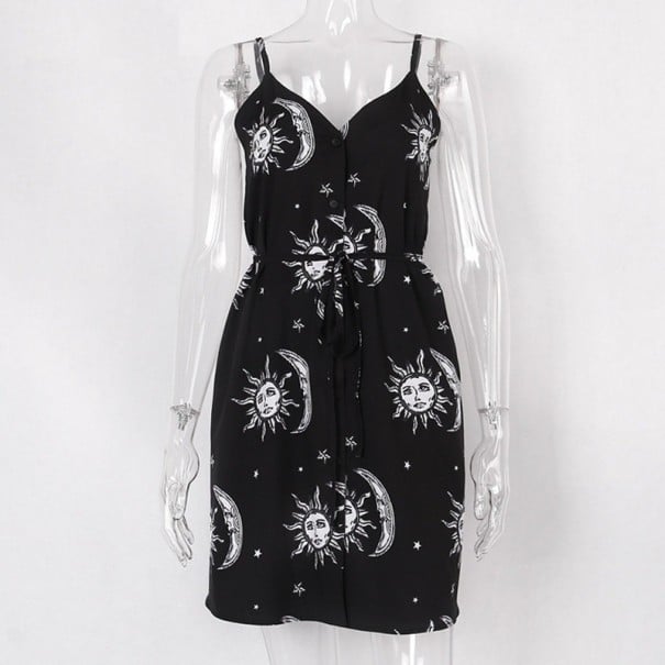 Rochie gotică cu curele L