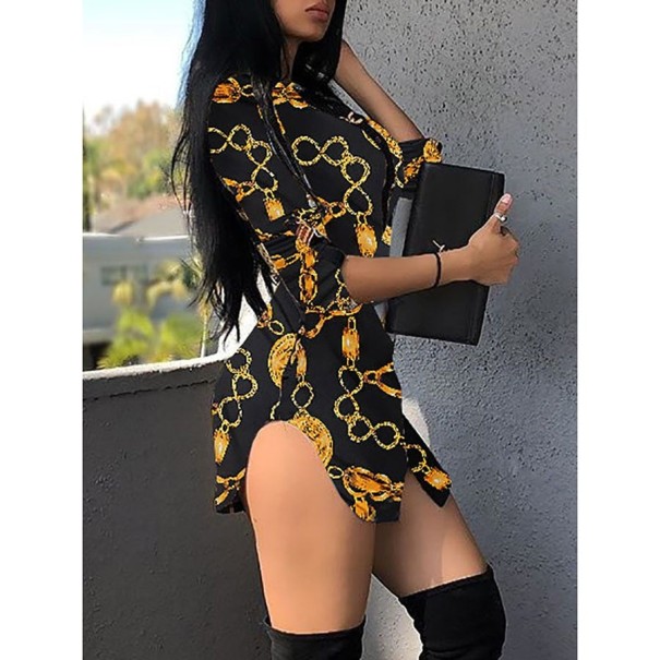 Rochie mini camasa negru XS