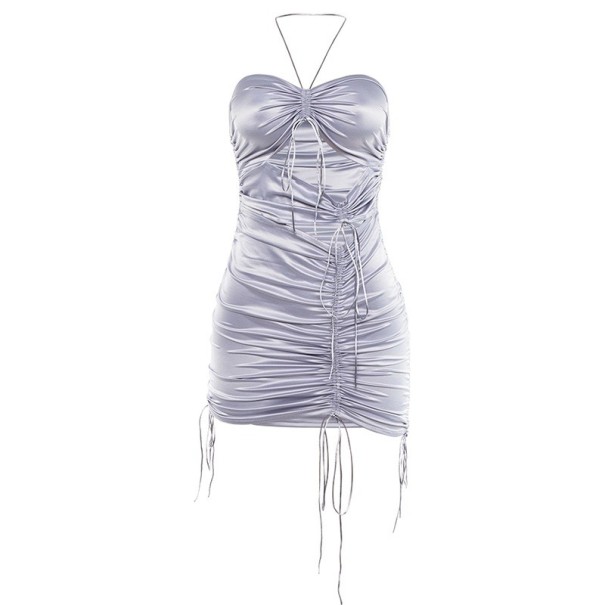 Rochie sexy argintie M