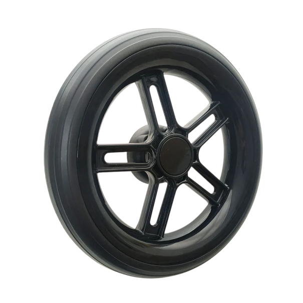 Roda traseira de substituição para o carrinho Cybex Melio 2/3/Carbon/Pro Diâmetro 17 cm Roda de borracha com rolamento Peça de substituição para carrinho de bebé 1