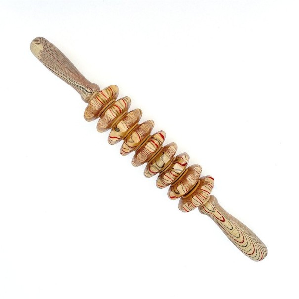 Rodillo de masaje de cuerpo completo de madera 1