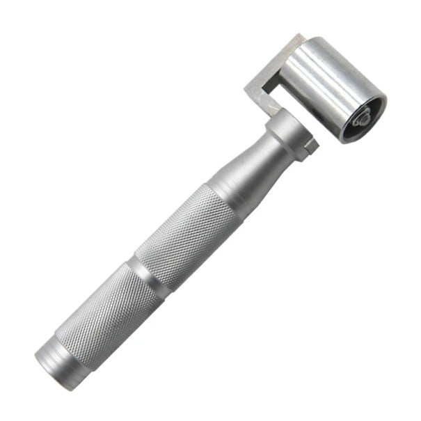 Rodillo de presión para papel pintado cilindro de aluminio 12,6 cm ancho 3,4 cm estructura metálica para alisar y presionar papeles pintados 1
