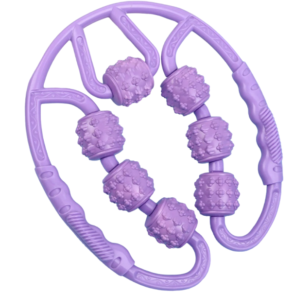 Rodillos de masaje para todo el cuerpo. morado