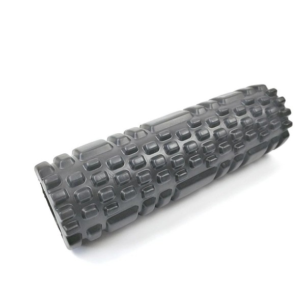 Rolă de spumă de masaj pentru yoga Rolă de masaj durabilă pentru mușchi Rolă de exercițiu durabilă Rolă de masaj pentru spate și picioare Yoga Ajutor pentru exerciții 26 x 8 cm negru