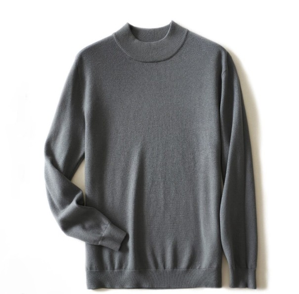 Rollkragenpullover für Herren F187 dunkelgrau L