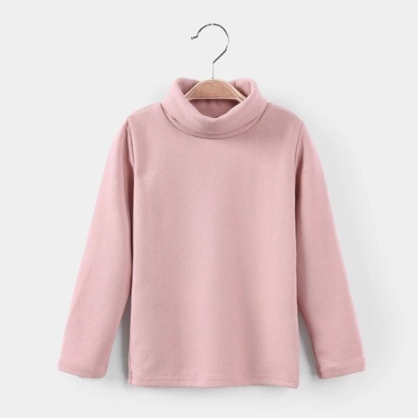 Rollkragenpullover für Kinder L509 rosa 4