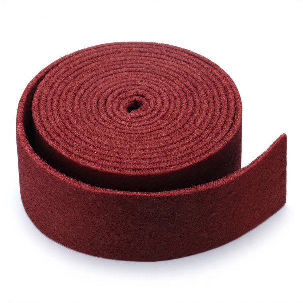 Roló de estopa abrasiva universal 12,7 x 100 cm Grosor 8 mm Estopa de nylon Color castaño rojo Para el lijado de pintura y la preparación 1
