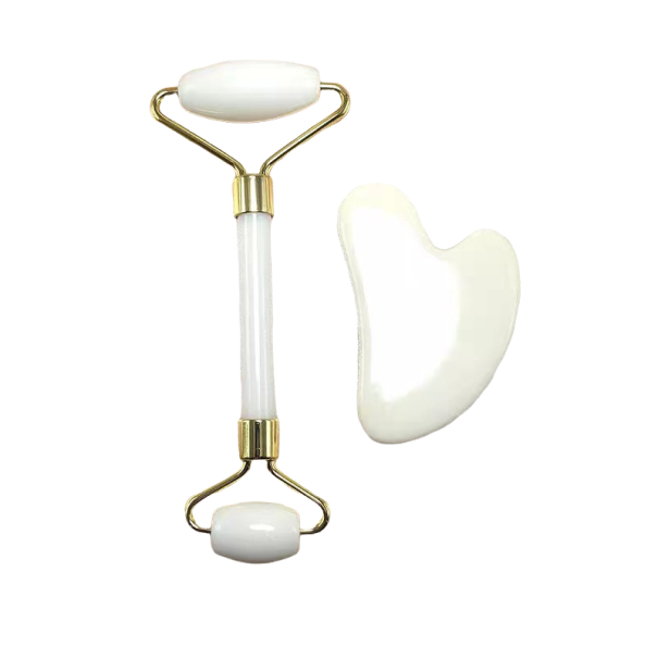 Rolo de massagem facial com pedra 11