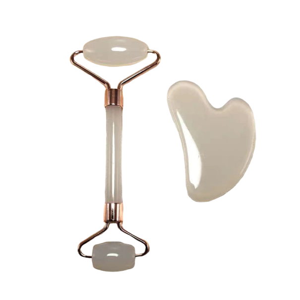 Rolo de massagem facial com pedra 12