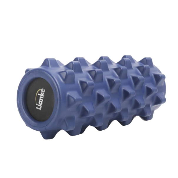 Rolo de Massagem para Libertação Muscular Rolo de Espuma Resistente para Massagem Miofascial Rolo para Exercício Rolo para Alongamento e Recuperação Muscular 33 x 12,5 cm azul