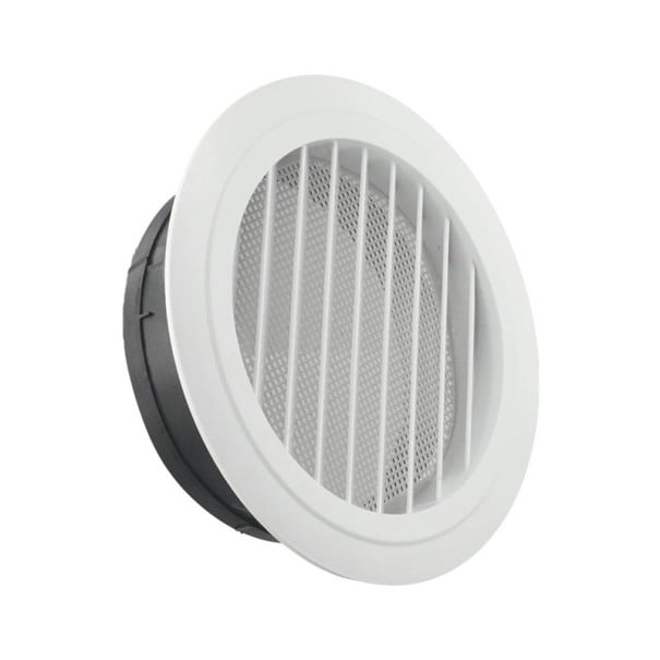 Ronde ventilatieopening 75 mm 110x65x70 mm Verstelbaar plastic rooster ABS Lamellenkap voor muur en plafond Duurzame ventilatiekap voor binnen 1