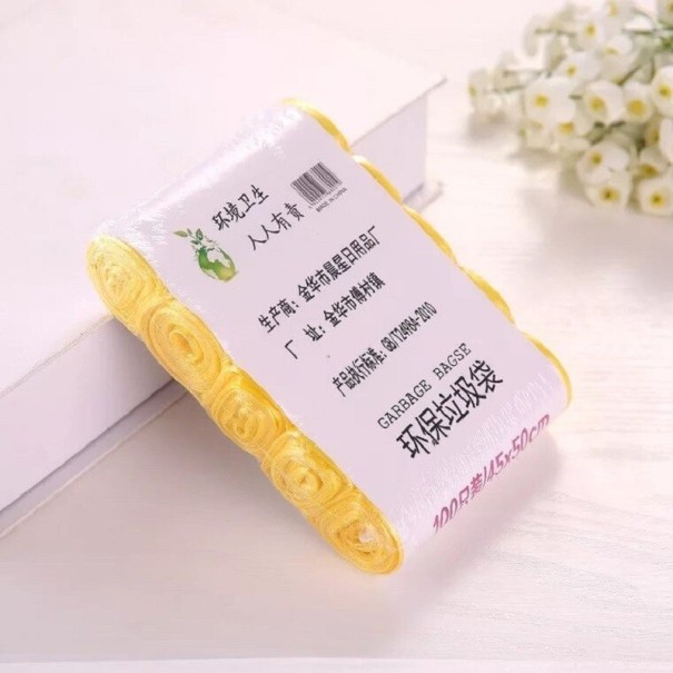 Roskapussi 45 x 50 cm 100 kpl keltainen