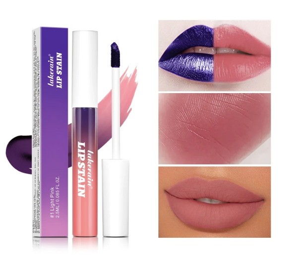 Rossetto liquido peel-off 2,5 ml Texture lunga durata non trasferibile Effetto naturale Senza trasferimenti Applicazione facile 1