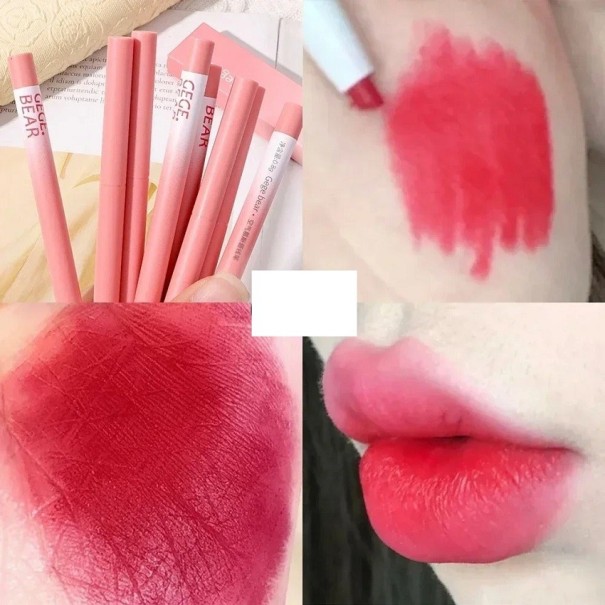 Rossetto opaco in matita Matita contorno Matita per labbra Rossetto waterproof 3