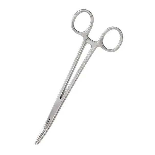 Rostfri fisketång med böjd spets för att ta av krokar 18 cm Stabil fisketång med ergonomiskt handtag Slitstark tång för att ta bort krokar 1