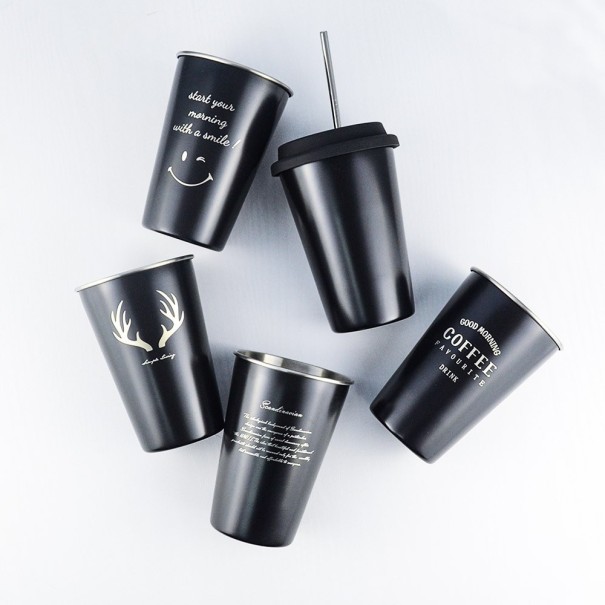 Rostfri mugg med inskription