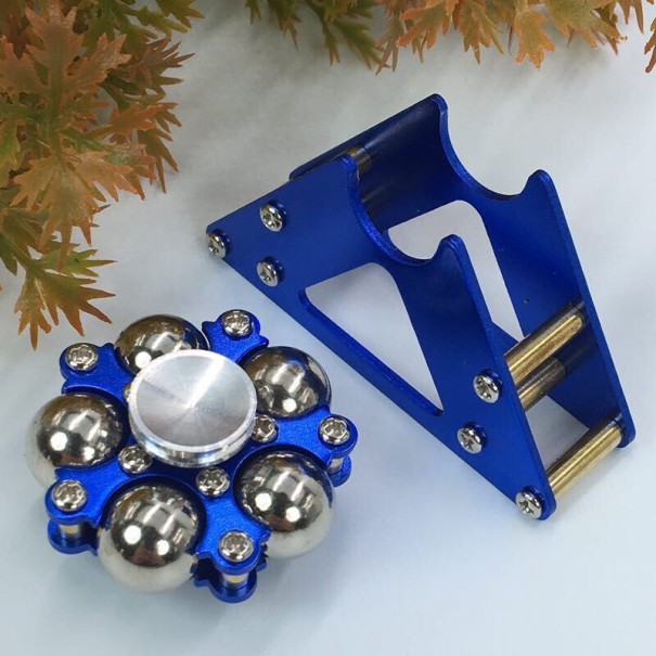 Rotating Toy Russian Wheel blue