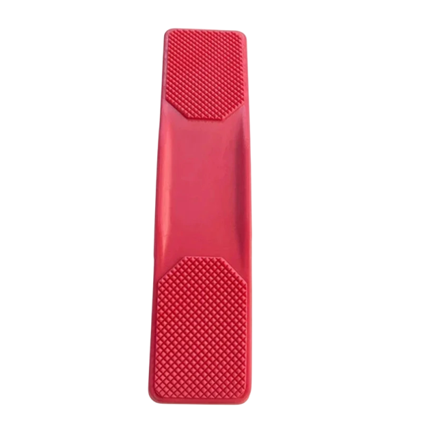 Roter Gummibürste zur Pflege von Pferden Massagebürste zur Reinigung von Fell, Mähne, Schweif, Entfernung von Flöhen und Zecken, Reitzubehör 1