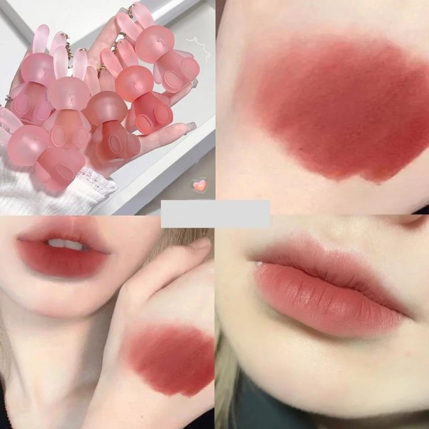 Rouge à lèvres liquide mat Rouge à lèvres longue tenue Rouge à lèvres avec motif de lapin 2
