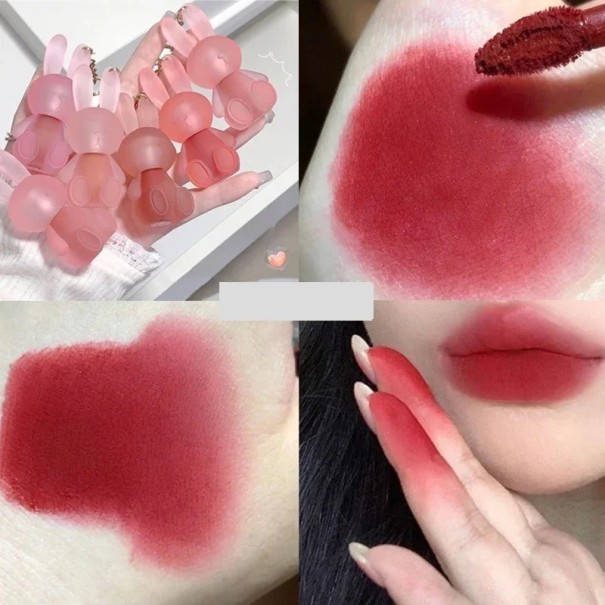 Rouge à lèvres liquide mat Rouge à lèvres longue tenue Rouge à lèvres avec motif de lapin 6