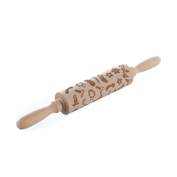 Rouleau à pâtisserie de Noël avec motif 4