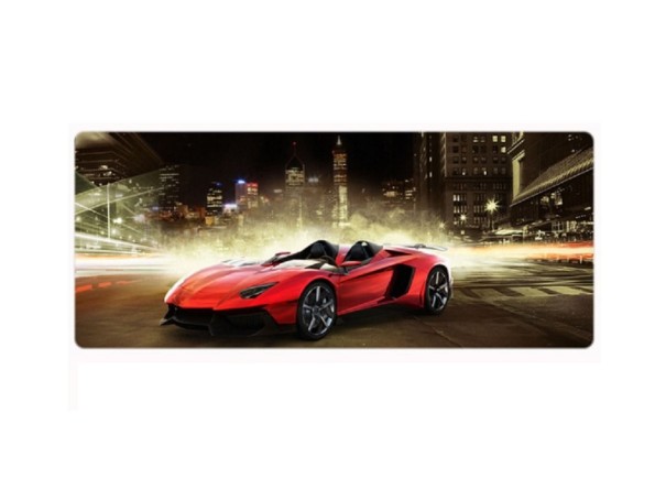 Round Mouse Mat with Car Print J703 3