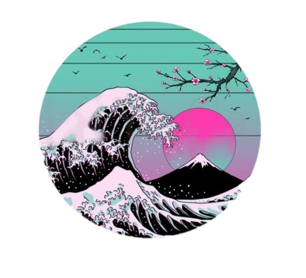 Round Mouse Pad K2434 22 cm x 22 cm 5