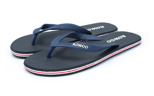 Rowoo Herren-Flip-Flops dunkelblau 42