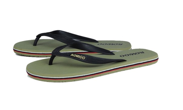 Rowoo Herren-Flip-Flops grün 43