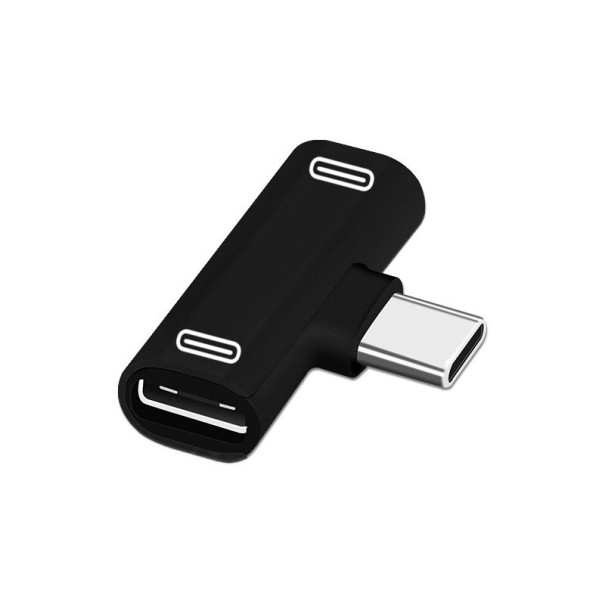 Rozdvojka USB-C čierna