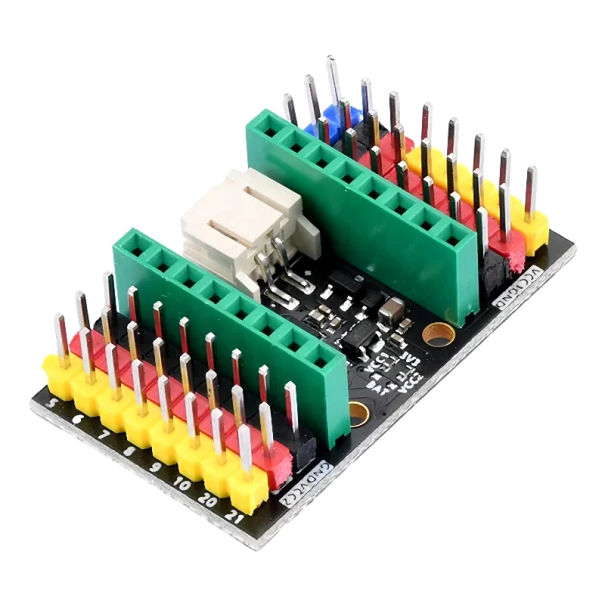 Rozšiřovací doska pre vývojovú dosku ESP32-C3 37,4 x 22,5 cm Modul s GPIO konektormi Stabilné pripojenie Jednoduchá integrácia s mikrokontrolérmi 1