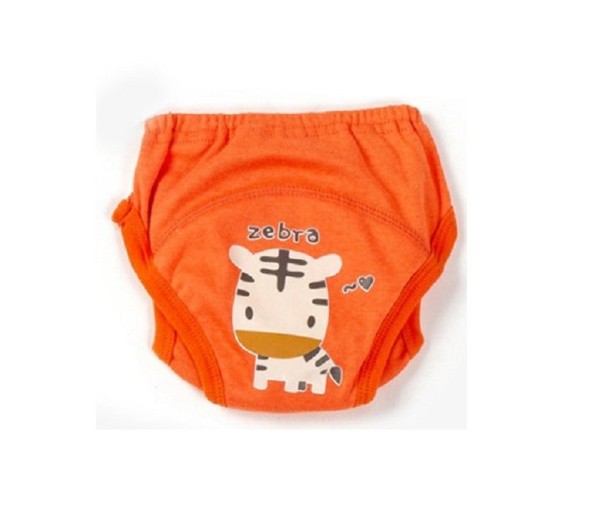Roztomilé dětské plenkové kalhotky oranžová 12-18 měsíců