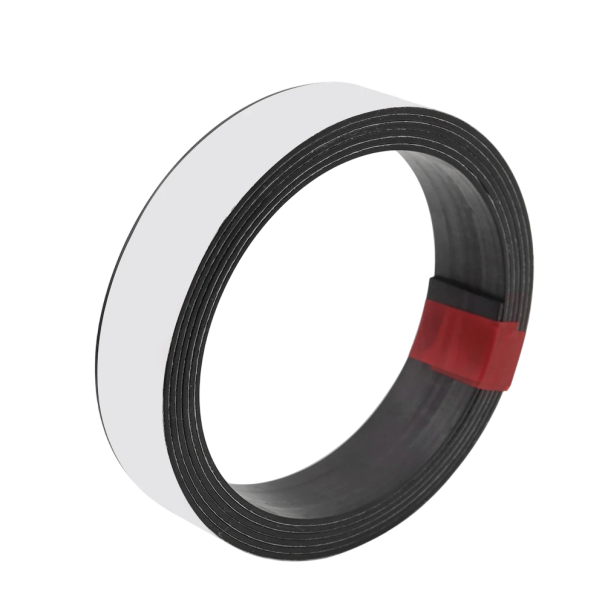 Ruban magnétique autocollant 25x1,5 mm Longueur 1 m Bande magnétique en caoutchouc flexible Étanchéité Réfrigérateurs Fenêtres Portes Appareils Salle 1
